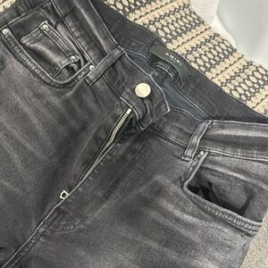 COPY - Amiri black distressed denim